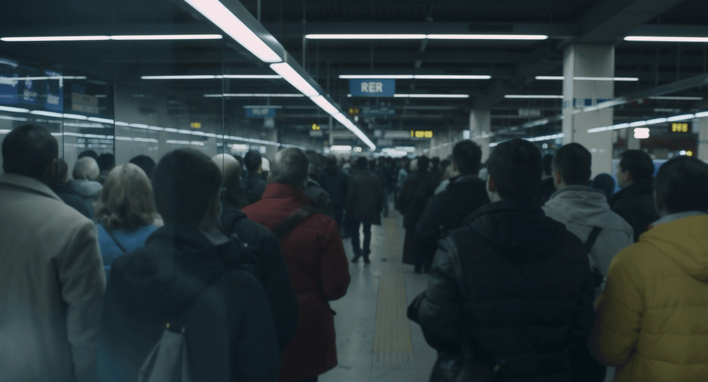 Vous pouvez savoir si votre RER est bondé… avant même d’entrer dans la gare